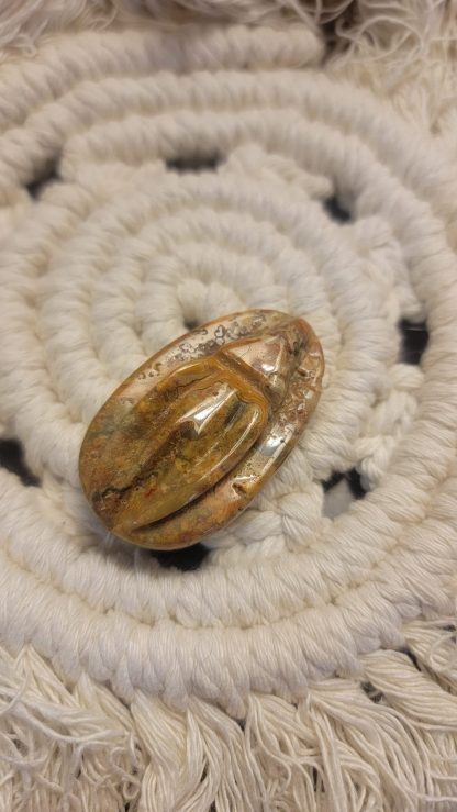 Crazy Agate Vagine Worry Stone