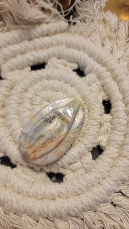 Crazy Agate Vagine Worry Stone