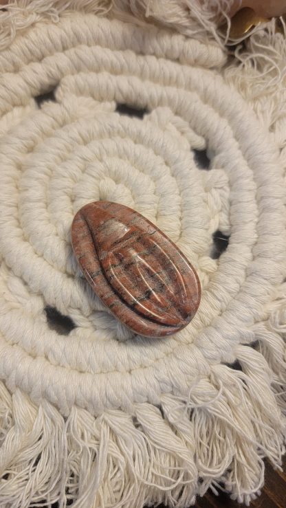 Sesame Red Stone Vagine Worry Stone