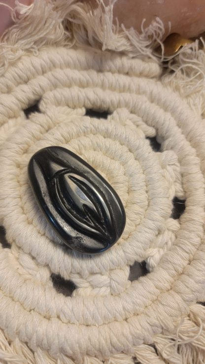 Black Obsidian Worry Stone