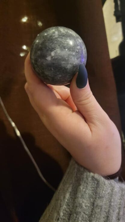 Gray Labradorite Sphere B