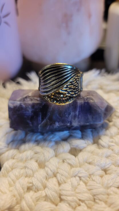 Bronze Angel Wing Ring