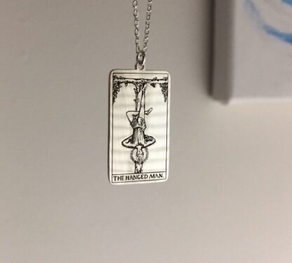 The Hanged Man Tarot Card Necklace - Image 2