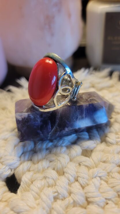 Large Red Statement Ring