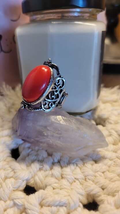 Large Red Statement Ring