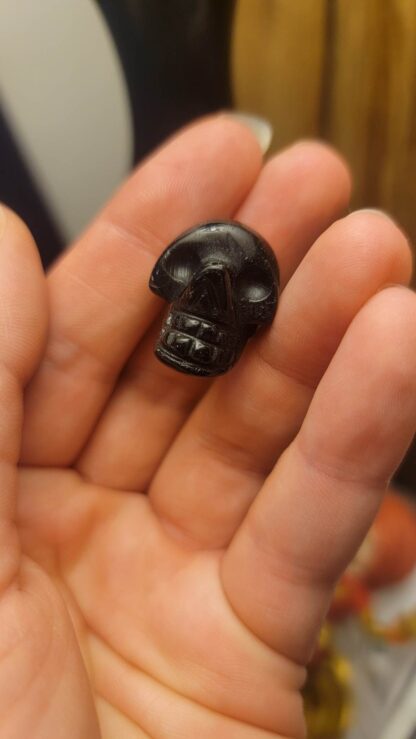 Black Obsidian Crystal Skull